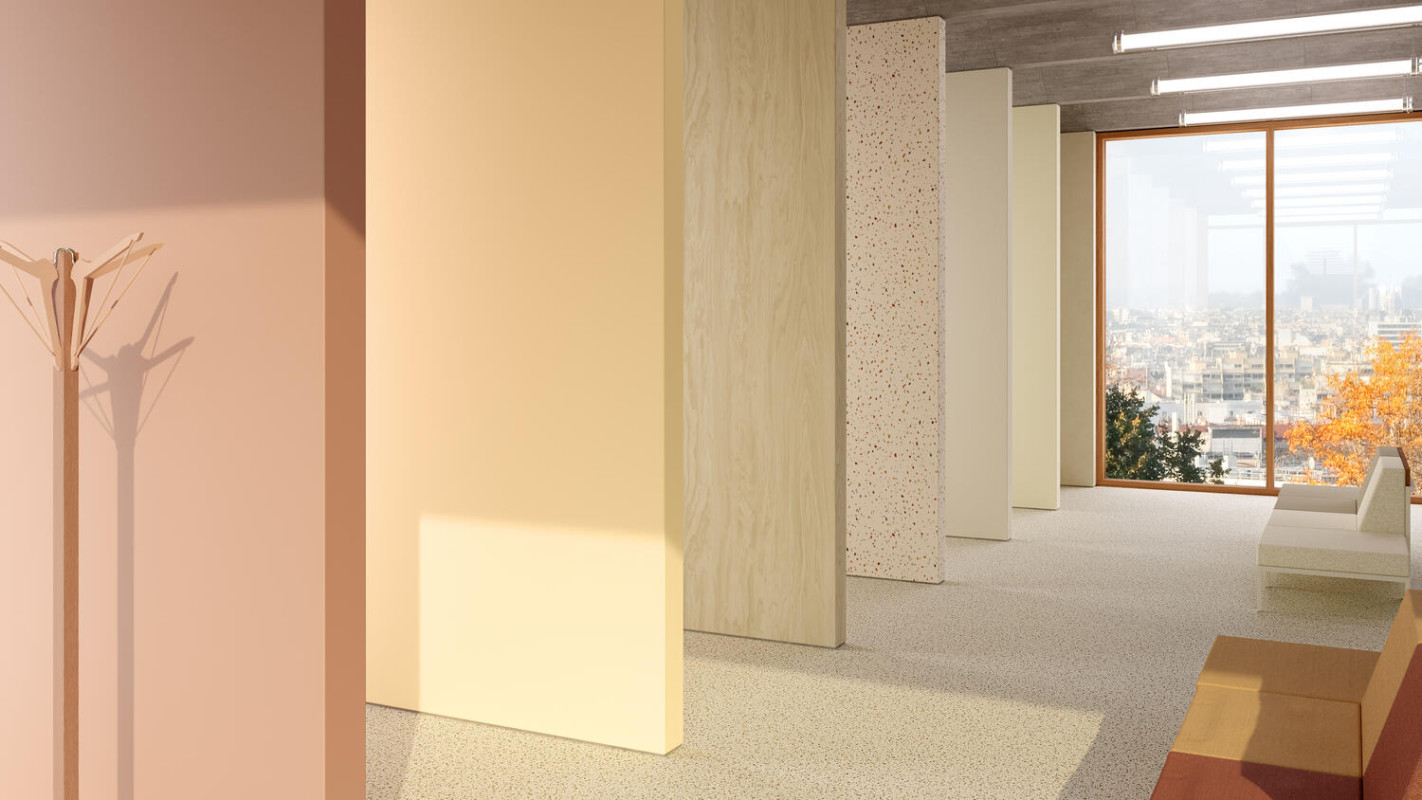 Mantas Comerciais / ProtectWall - Parede / Saúde / Salas Administrativas na Saúde / Uni TERRACOTTA / 264991101